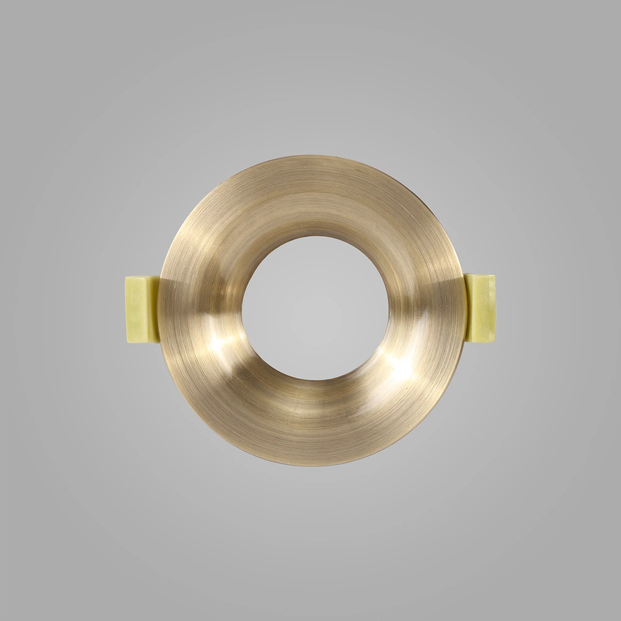 Bruve GU10 Recessed Round Antique Brass IP65 Downlighter, Cut-Out 68mm DX200404  Dlux Bruve IP65